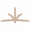 Ekena Millwork Davenport Smooth Timber Gable Bracket, Douglas Fir, 96"W x 48"H x 1 1/2"D x 5 1/2"F, 12/12 Pitch GBW096X48X0206DAV00SDF - alternate 1